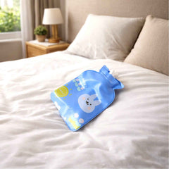 Reusable Hot and Cold Water Bag – Cute Cartoon Pain Relief 15x9 cm