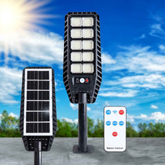 Solar LED Street Light – High-Powered Motion Sensor & Remote Control
