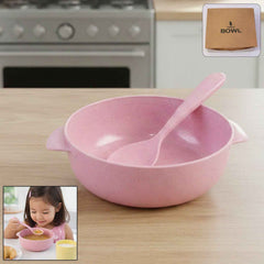 Kids Feeding Bowl with Spoon – Lightweight, Unbreakable 240ML