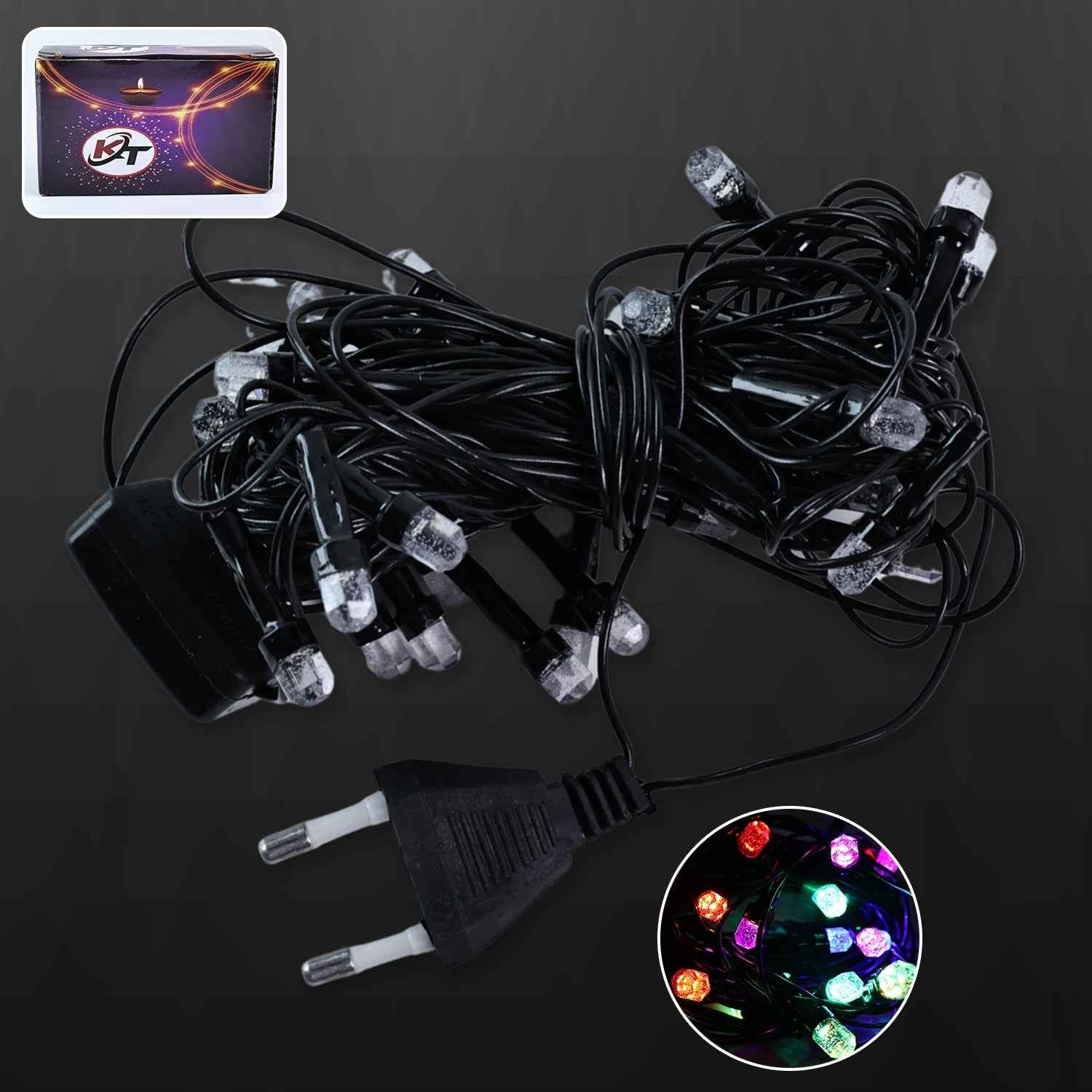 LED Decorative String Lights – 8 Meter Multicolor Fairy Lights