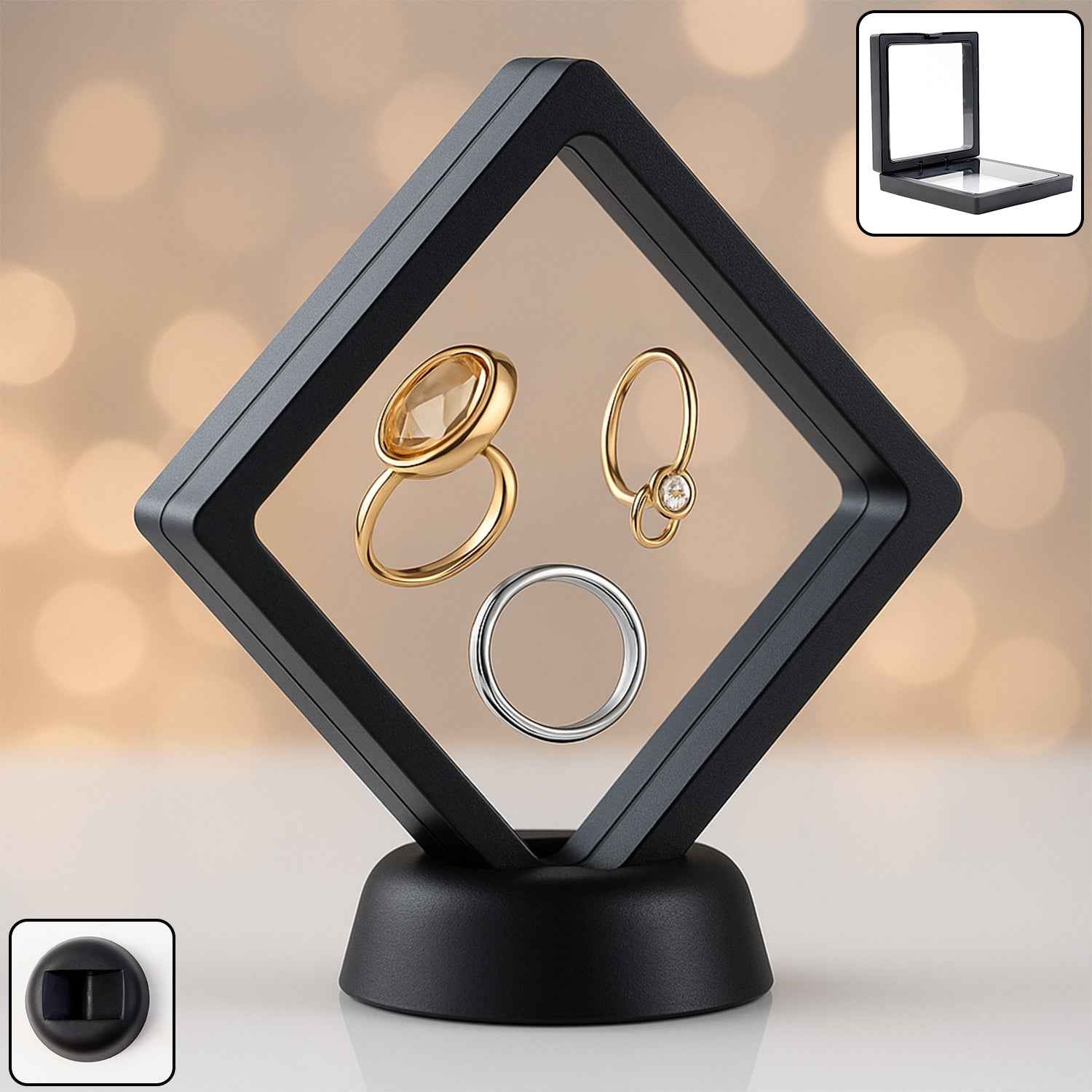 Jewellery Display Box Ð Elegant Floating Design for Showcasing