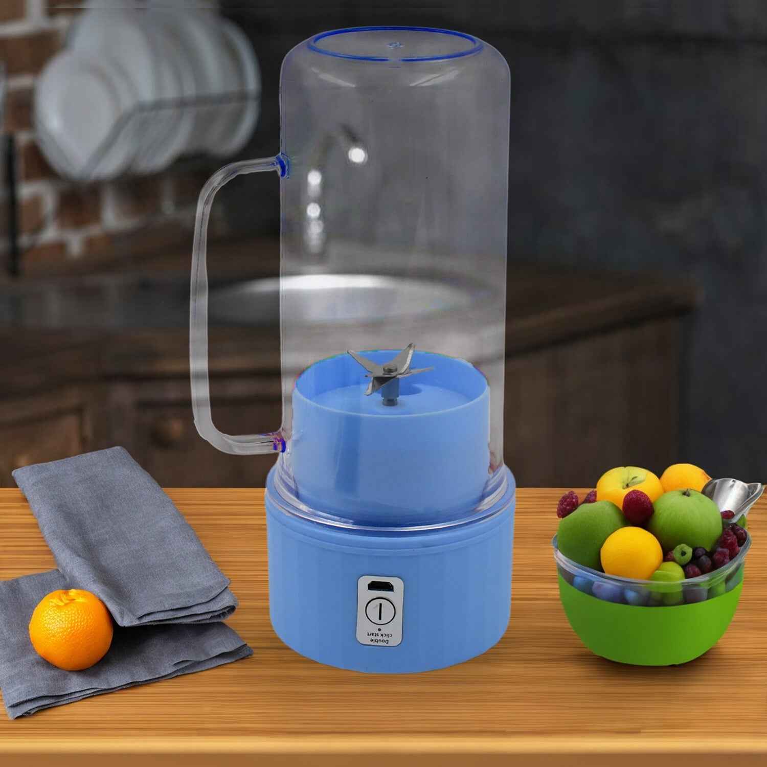 Portable Electric Juicer – USB Rechargeable Blender 500ml | Indo Glow