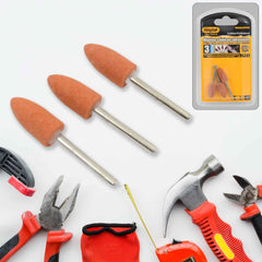 Rotary Grinding Stone Set – 3 Pcs Polishing Bits | ToolMate Pro
