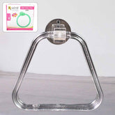 ABS Towel Ring Holder – Unbreakable Square Wall Mount | BathNova