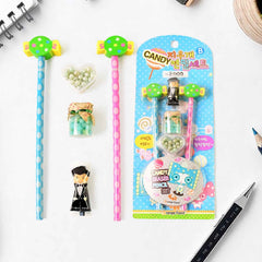 Candy-Themed Pencil Set – Fun Accessories for Kids’ Creativity