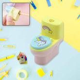 Toilet Pencil Sharpener – Fun Novelty with Eraser (2 Pc Set) | Writezo