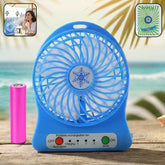 Portable Mini Table Fan – Rechargeable with Detachable Battery