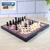 Foldable Magnetic Chess Board - Travel Friendly 24x24 cm