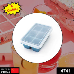 Silicone Ice Tray – Flexible 6-Grid Ice Maker for Home |
