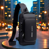Anti-Theft Crossbody Sling Bag – Secure USB Charging Port