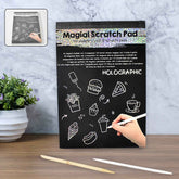 Scratch Art Book for Kids – 40 Colourful Creative Sheets