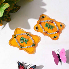 Shubh Labh Wall Hangings – Set of 2 Festive Decorative Pieces