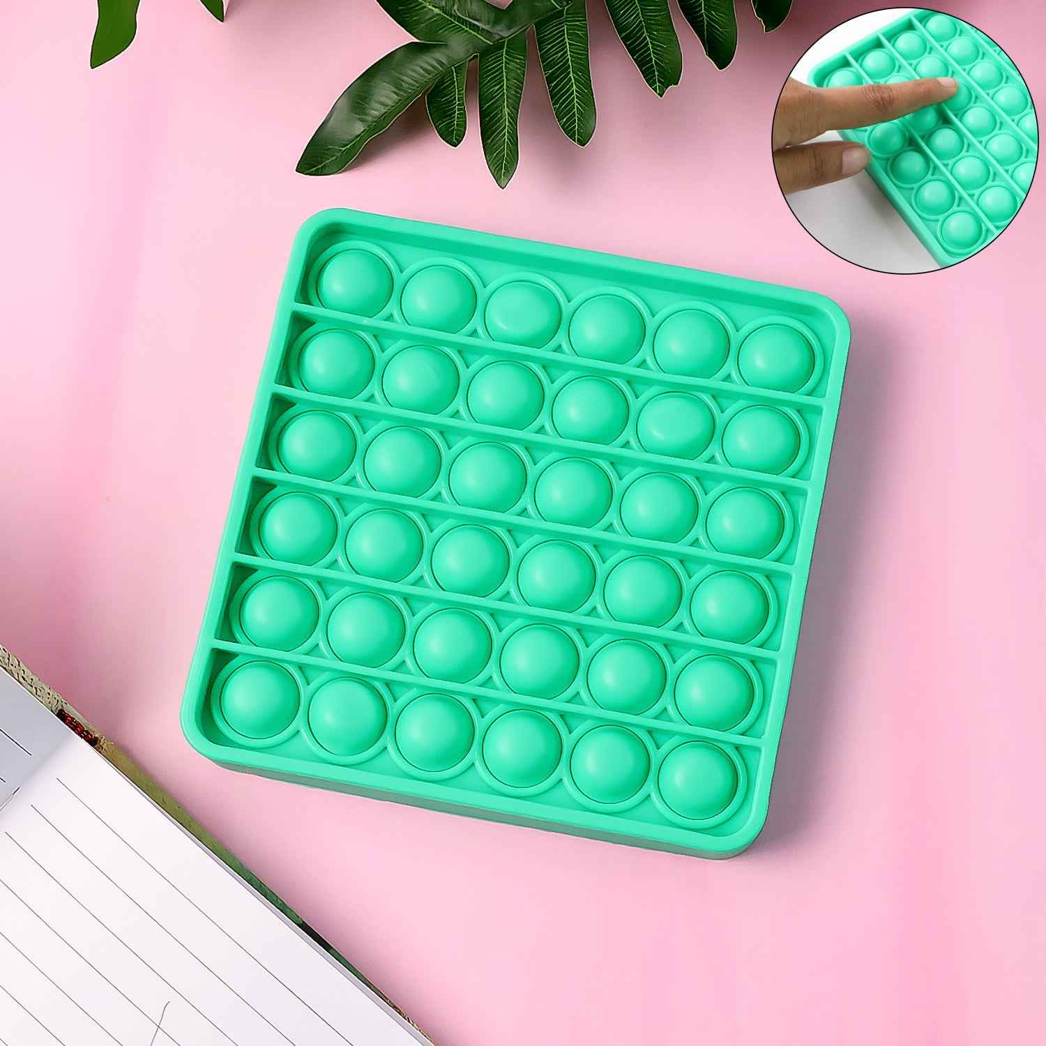 Stress Relief Silicone Pop It Fidget Toy Ð Durable & Portable
