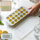 Round Ball Ice Cube Tray with Lid – Creates Elegant Ice Spheres