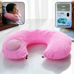 Inflatable Travel Neck Pillow – Ergonomic Adjustable Comfort