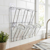Stainless Steel Mug Holder Rack – Space-Saving Kitchen Organizer