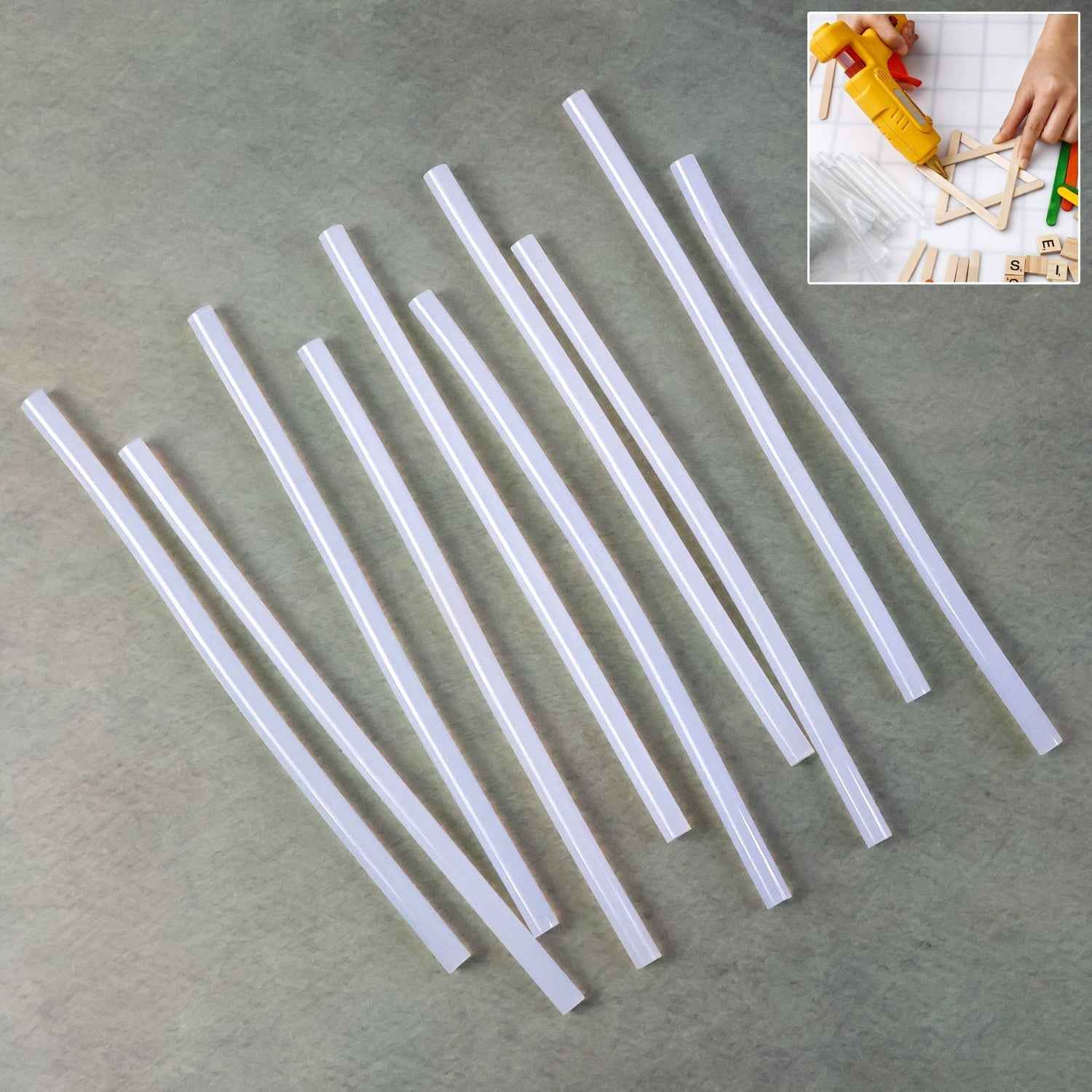 Transparent Hot Melt Glue Sticks – Strong Adhesive for DIY & Crafting