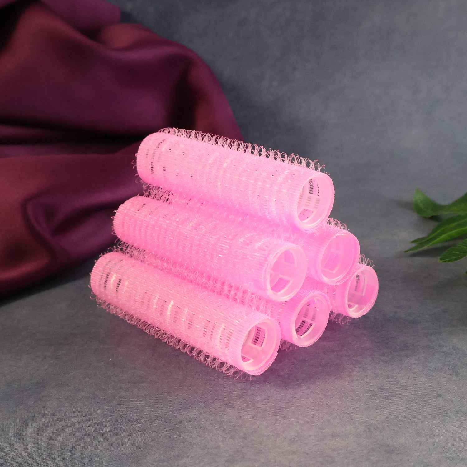 Self-Grip Hair Rollers – Lightweight Heat-Free Curlers 6 Pc Set