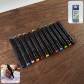 Acrylic Dual Tip Marker Set – Vibrant Watercolor Art Pens