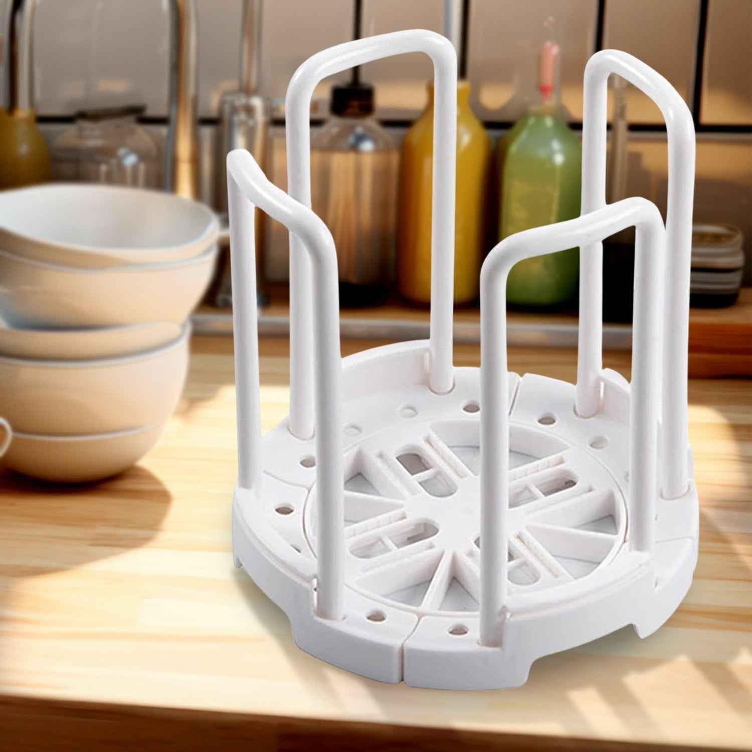 Kitchen Bowl Rack – Space-Saving Drainer & Organizer | Indo Glow