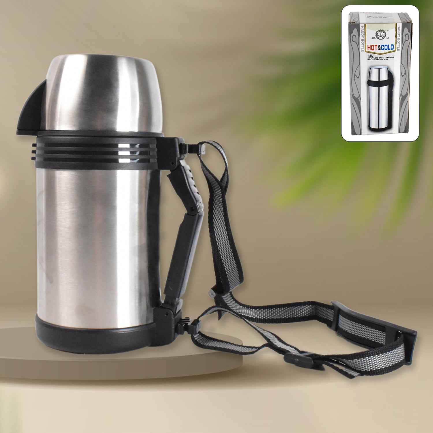 Stainless Steel Vacuum Flask Bottle 1200ml – Portable & Leakproof | Own Hydrate