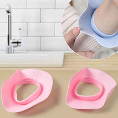 Silicone Wrist Bands for Face Washing – Water-Stop Barrier (2 Pc)