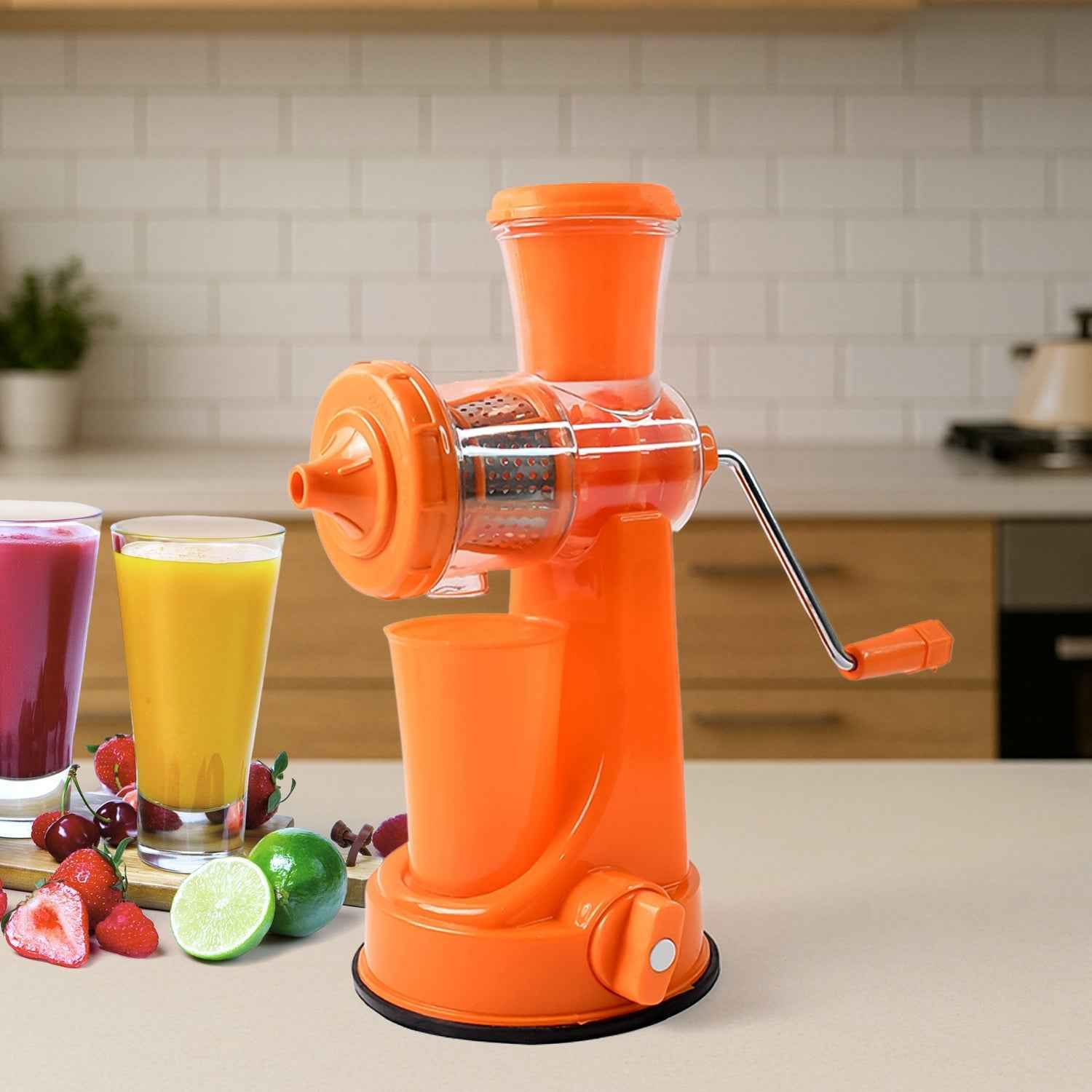 Manual Fruit & Veg Juicer – Strong Suction Base, Easy Clean | Quickslice