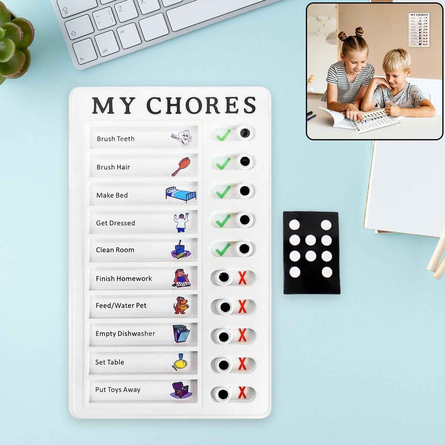 Chores Note Board – Daily Task Planner & Reminder | Foloria