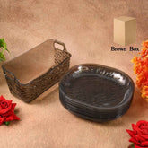 Reusable Plastic Dinner Plates Set – Durable & Lightweight 10-Pc