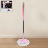 360° Spin Mop – Stainless Steel & Microfiber | Velvet Wipe