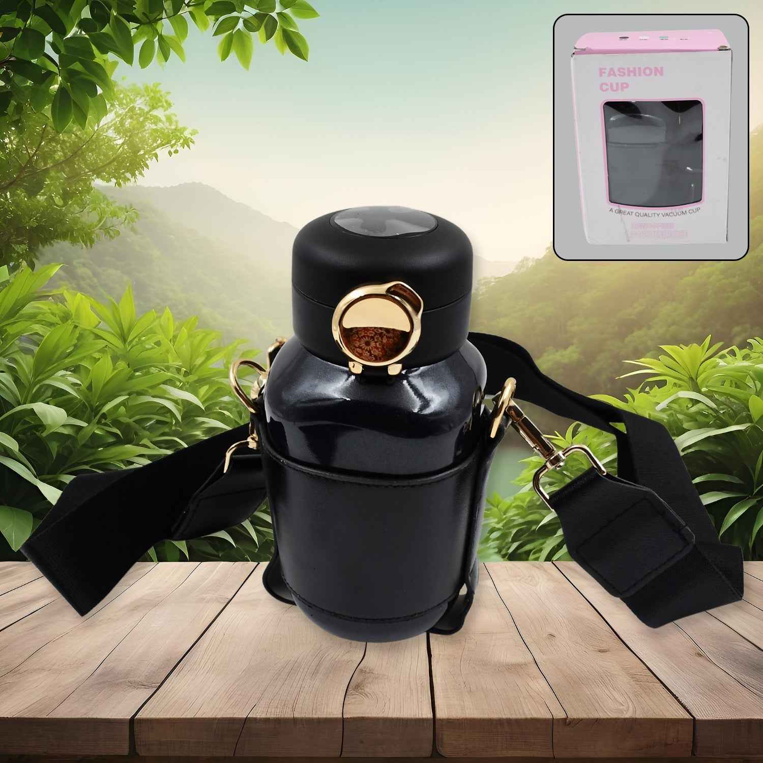 Smart Thermos Bottle 420ML – LED Temp Display, Push Button | Tumblo