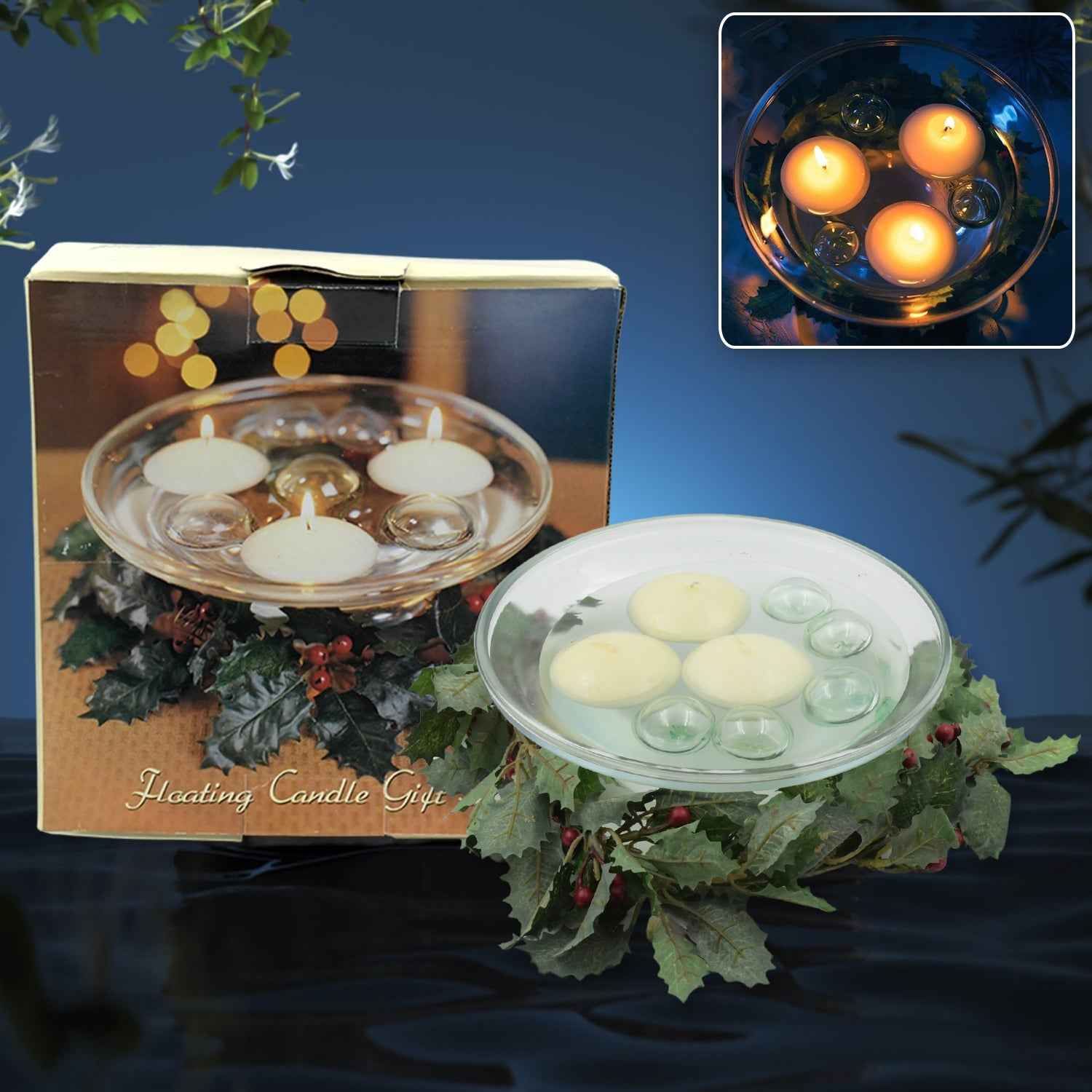 Floating Candle Holder – Romantic Table Decor | Styleva
