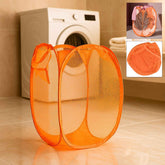 Foldable Mesh Laundry Basket – Lightweight, Breathable Hamper