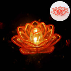 Lotus LED Candle Light – Safe Flameless Decorative Glow