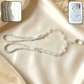 Crystal Beaded Curtain Tieback – Elegant No-Drill Window Accessory