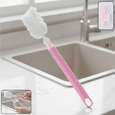 Long Handle Silicone Bottle Brush Ð Gentle & Flexible Cleaning