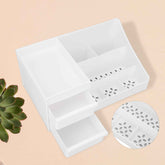 Desktop Cosmetic Storage Box – Large Capacity 9 Compartments | Organivo