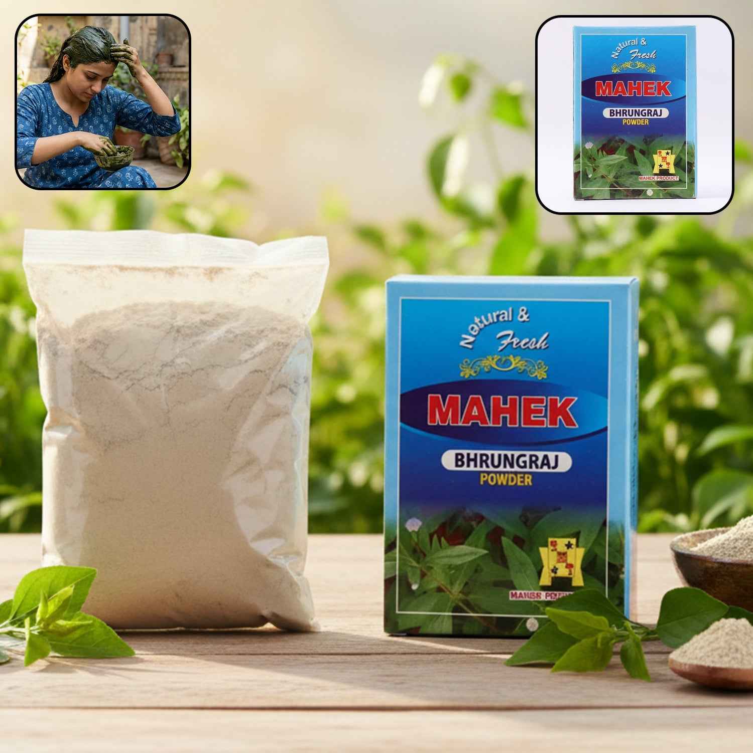 Bhringraj Powder – Natural Herbal Hair Care Powder 80 gm