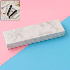 Jewelry Gift Box – Marble Finish Velvet Insert for Bracelets 21x5cm