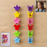 Mini Hair Claw Clips Set Ð Cute & Strong Grip Styling Accessories