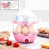 Electric Egg Boiler – 2 Layer Steamer & Poacher |