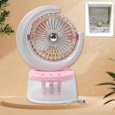 Portable Humidifying Fan – LED Light & USB | Airvanta