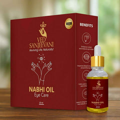 Ved Sanjeevani Nabhi Oil for Eye Care in 30ml dropper bottle