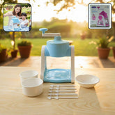 Manual Ice Gola Maker – Portable Blue Ice Slush Machine