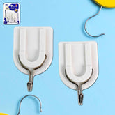 Adhesive Wall Hooks – Stainless Steel & Multipurpose | GlimmerHome
