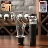 Wine Pourer & Vacuum Stopper Set – Drip-Free Pour & Freshness