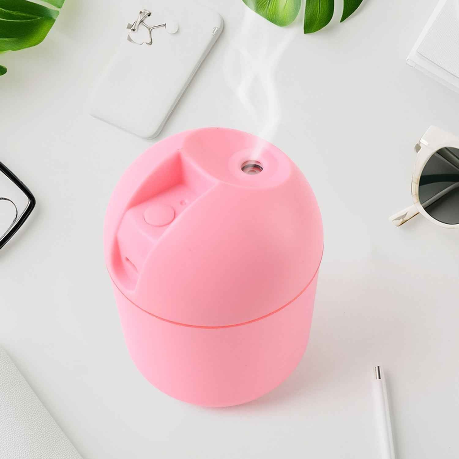 USB Mini Air Humidifier – Portable 250ml Quiet Cool Mist with LED