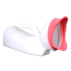 JourneyMate 1000ml female urinal potty with spill-proof design for bed-bound women.