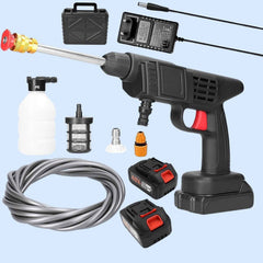 Cordless Car Washer Gun – 48V Dual Battery Power | Velvet Wheels