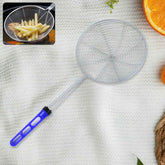 Stainless Steel Deep Fry Strainer – Large Size with Long Handle
